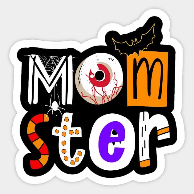 Momster Halloween Sticker by madelinesedith